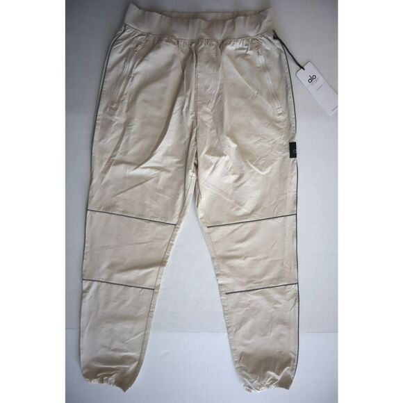 Alo Yoga M5097R Men's Sz M Bone/Beige Torrent Track Sweatpants - Picture 1 of 16